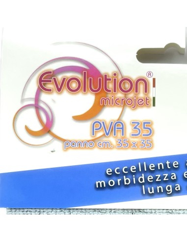 Evolution Microjet Pva35 - Panno Microfibra In Pva - 35x35cm - Grigio